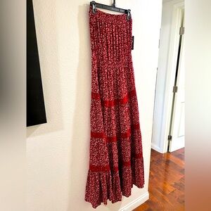 Justify J for Justify Strapless maxi floral dress